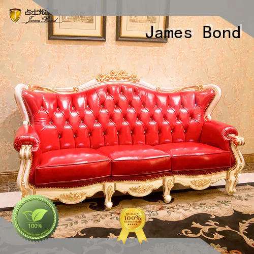 James Bond classical sofa design 14k gold and solid Red A2791