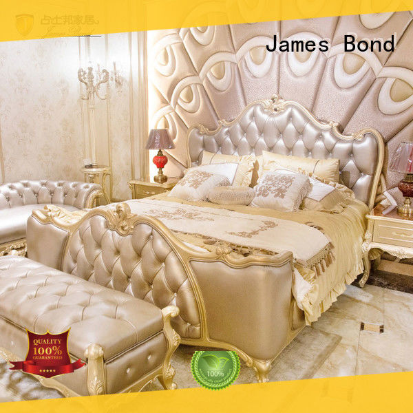James Bond contemporary classic bedroom furniture from China for hotel