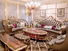 14k gold classic living room furniture sets brown for hotel James Bond