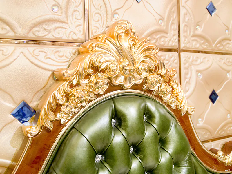 James Bond luxury king size bedroom sets wholesale for villa