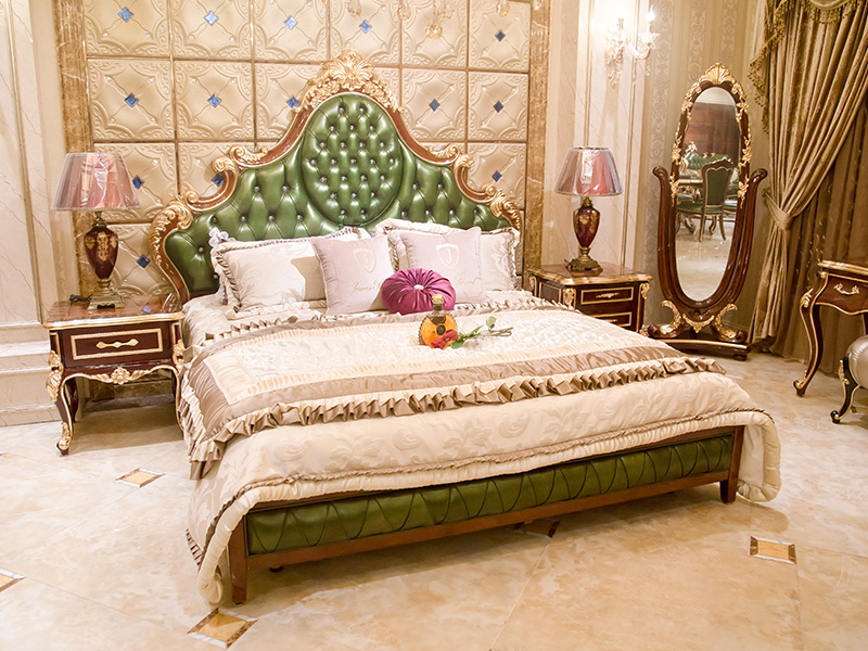 James Bond luxury king size bedroom sets wholesale for villa-5