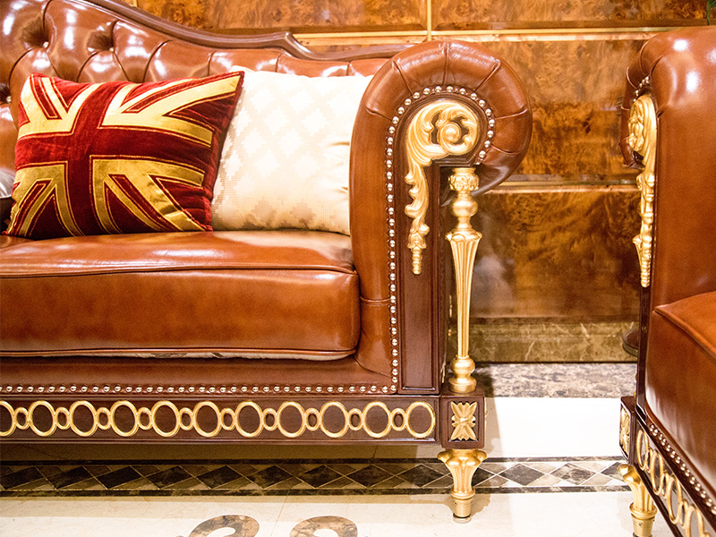 James Bond Top manhattan leather sofa for business for restaurant-3