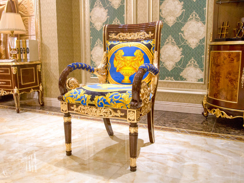 Classical leisure chair velvet for hotel James Bond