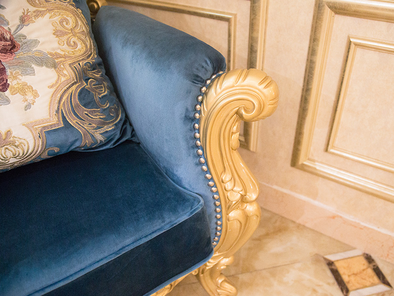 James Bond velvet Classical leisure chair wholesale for home-4