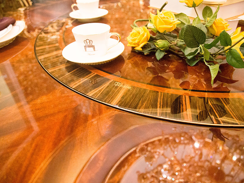 James Bond paint italian granite dining table supply for hotel