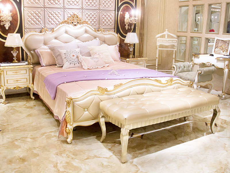 James Bond pink beautiful bed designs suppliers for hotel-1