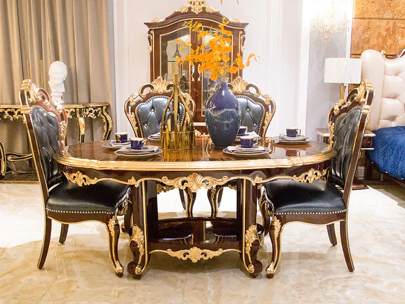 James Bond modern design traditional dining table customized for villa