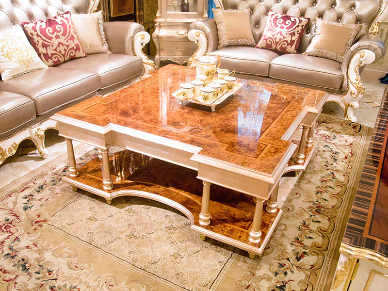 James Bond excellent traditional wood coffee tables wholesale for hotel