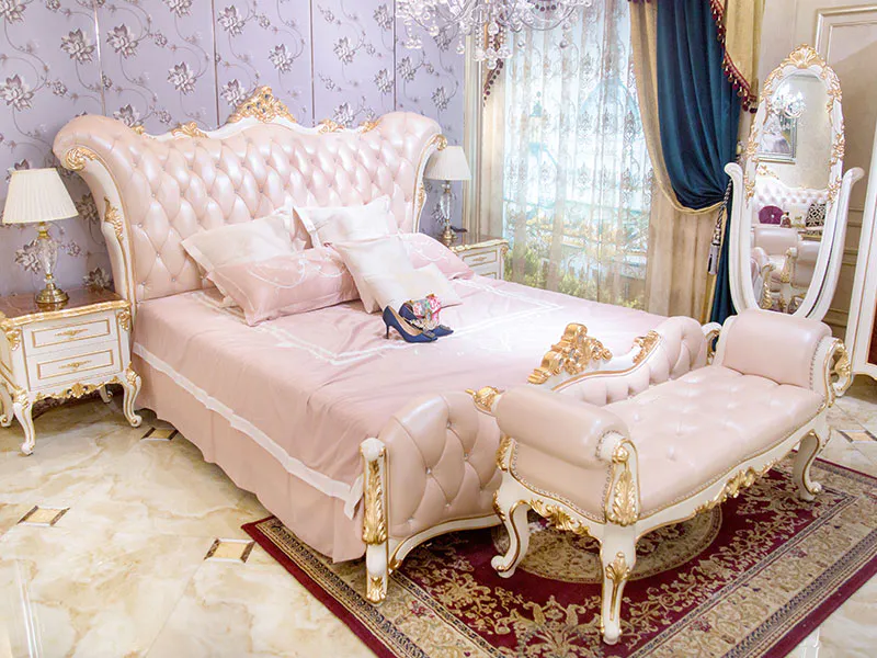 durable luxury bedroom furniture sets factory for villa