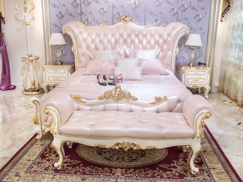 James Bond gorgeous luxury king size bedroom sets wholesale for apartment