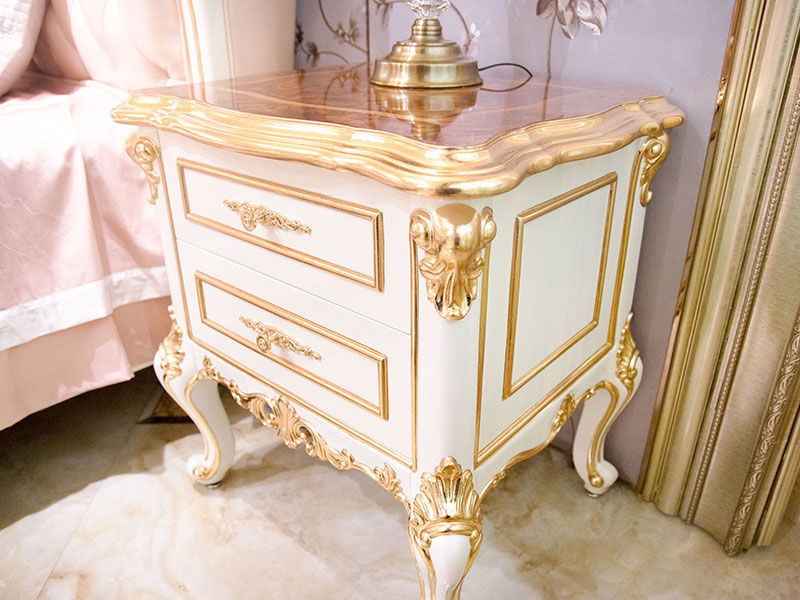 italian Classical BedsideTable supplier for home