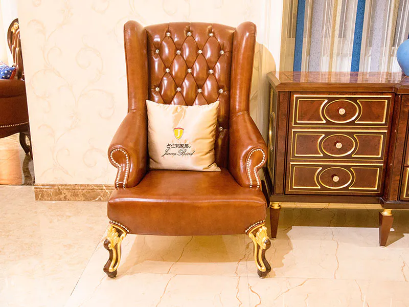 velvet Classical leisure chair series for hotel