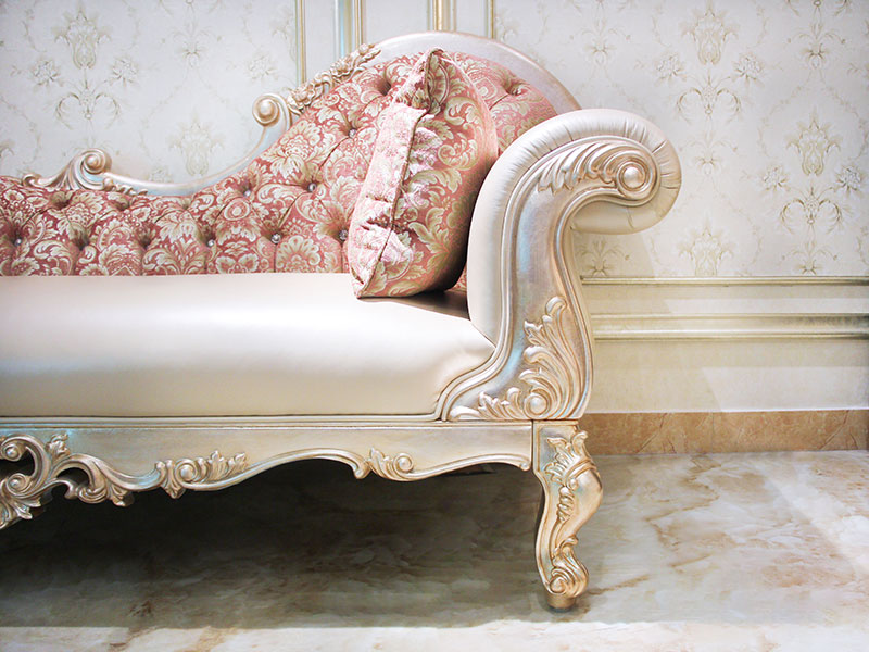 New chaise with arms rose company for home