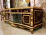 Best tall tv cabinet with doors gold factory for dining room