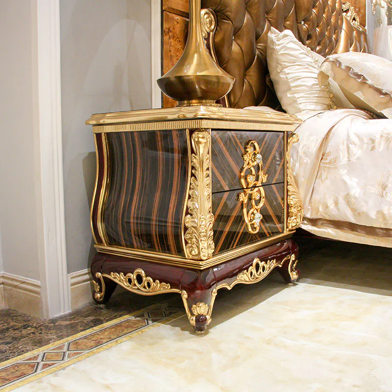 Italian Luxury Classic Furniture-Classic Bedside Table