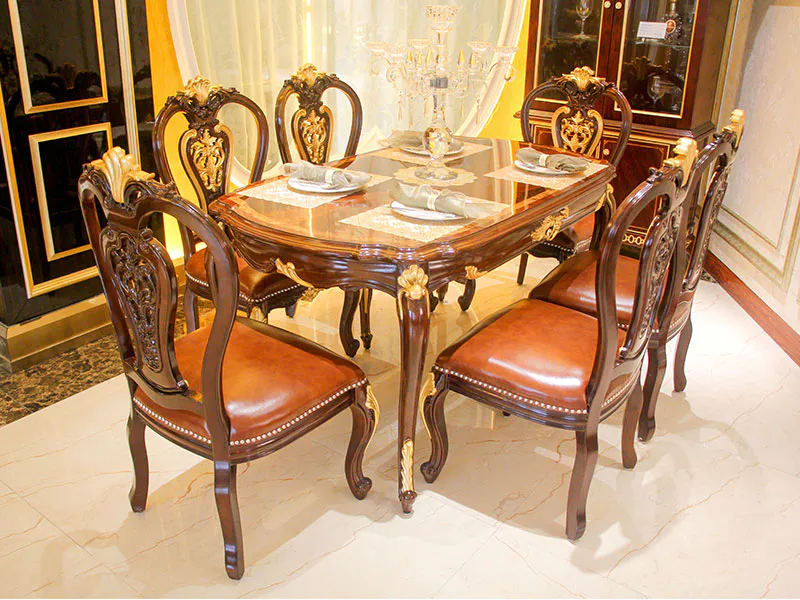 James Bond professional classic dining table designs wholesale for hotel