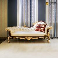 classic leather furniture-classic chaise longue