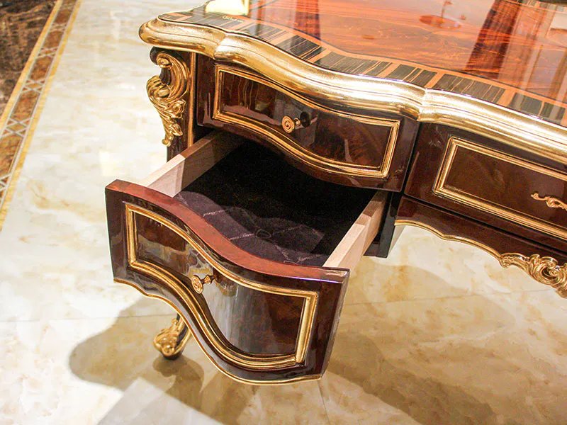 James Bond Custom luxury wooden office desk suppliers for home furniture