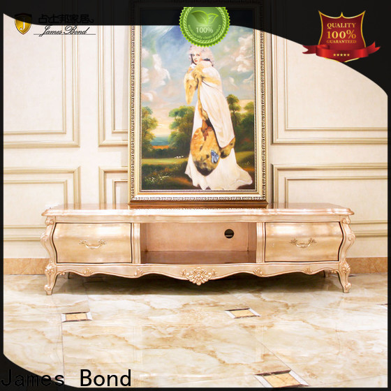 James Bond Custom white and wood tv cabinet manufacturers for home