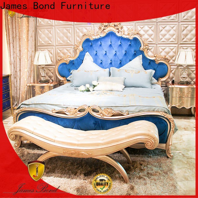 traditional wooden bed designs James Bond