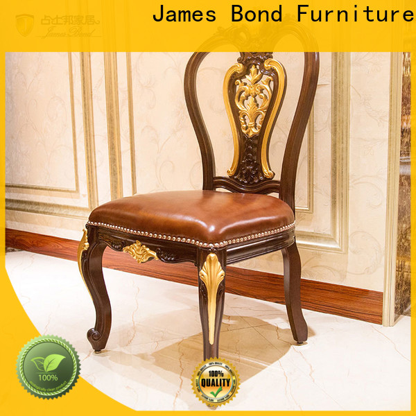 James Bond gold fabric chair dining set suppliers for home