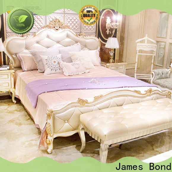 James Bond pink beautiful bed designs suppliers for hotel