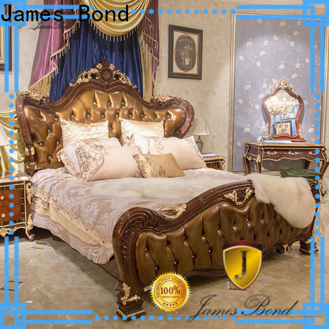 James Bond furniture royal king bed suppliers for hotel