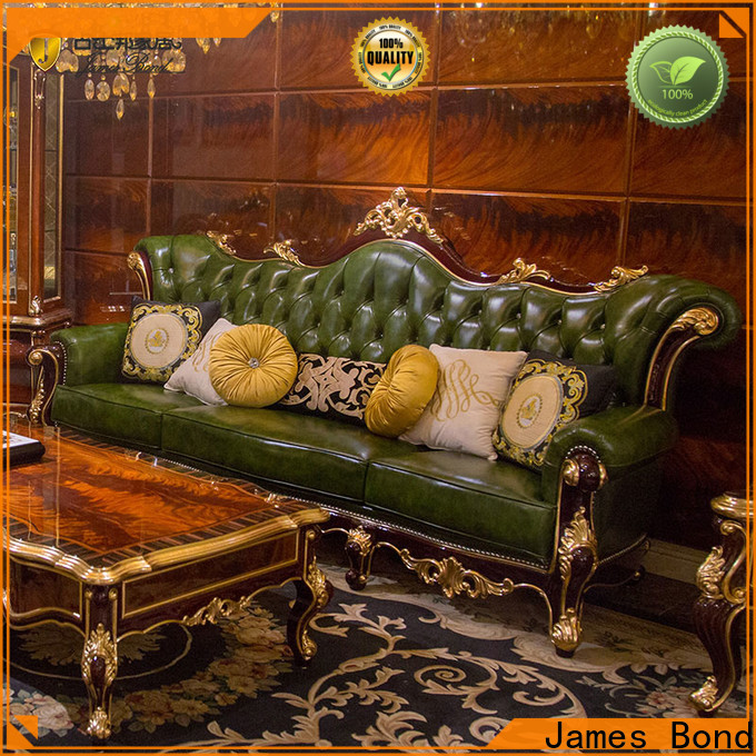 James Bond High-quality thick leather sofa company for church