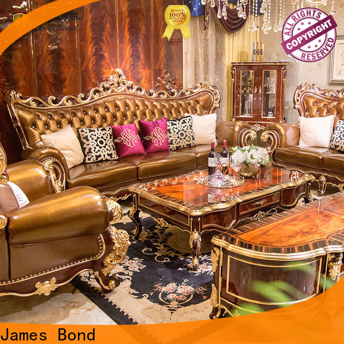 James Bond New classic wood sofa for business for church