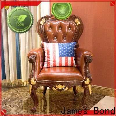 James Bond brown royal princess chair suppliers for guest room