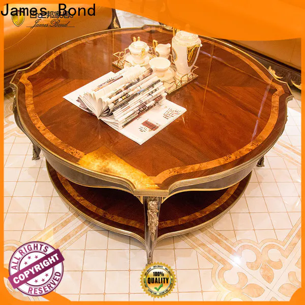 James Bond Custom glass coffee table with stools for business for home
