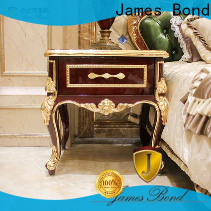 James Bond （brown） small bedside table 30cm factory for hotel