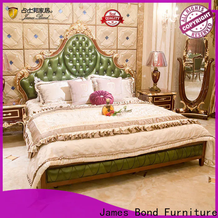 Best luxury classic bedroom furniture jf518 factory for villa
