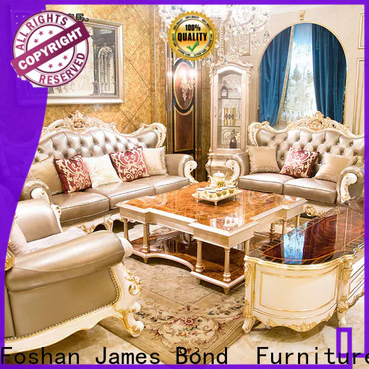 James Bond Top leather chesterfield sofa suppliers for guest room