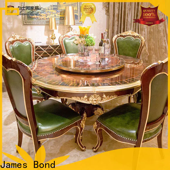 James Bond New round dining tables factory for restaurant