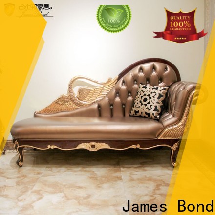 James Bond design antique red velvet couch factory for school