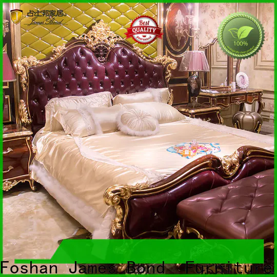 Wholesale luxury classic bedroom jf515 supply for villa