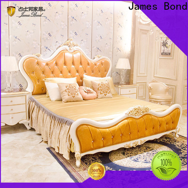 James Bond High-quality italian leather bed company for hotel