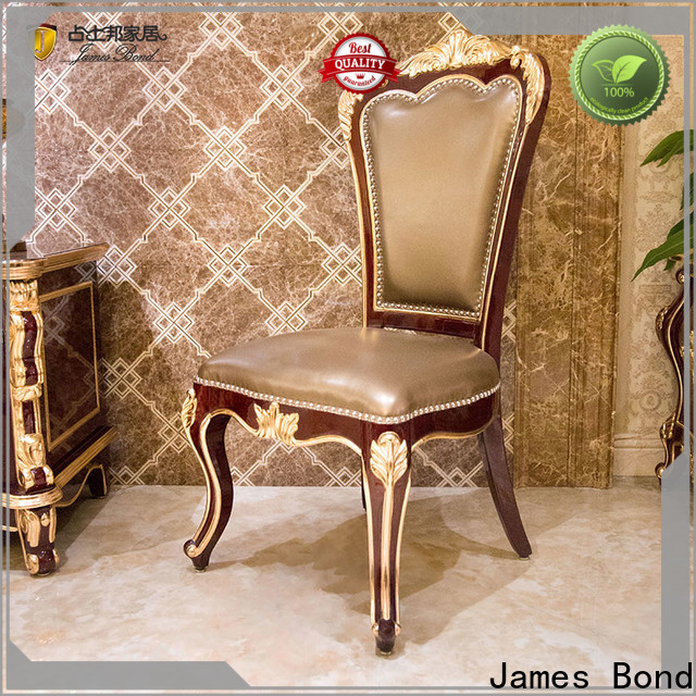 James Bond dining classic wooden dining chairs supply for home