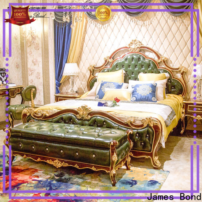 James Bond blue european bedroom furniture sets suppliers for villa