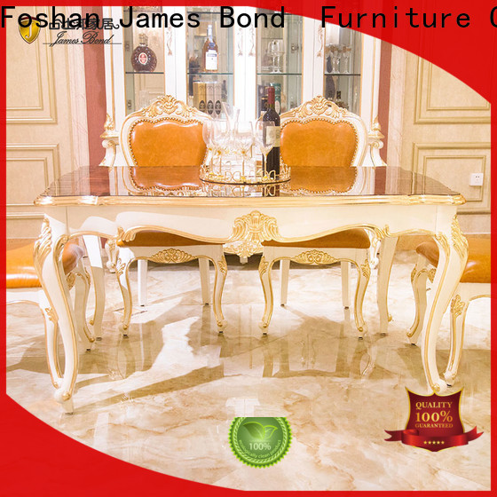 James Bond rectangle modern luxury dining room sets company for restaurant