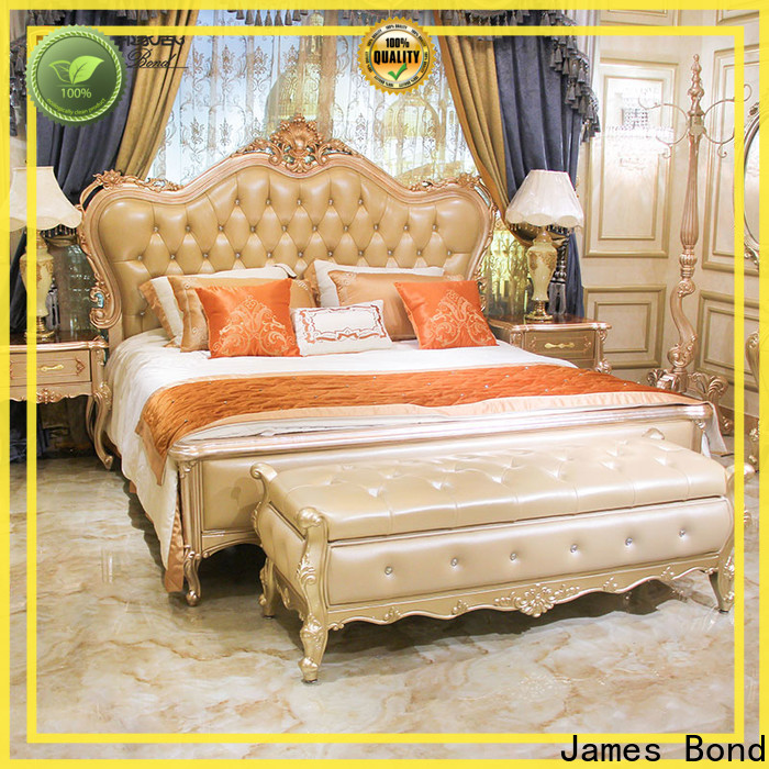 Latest european double bed frame wood for business for home