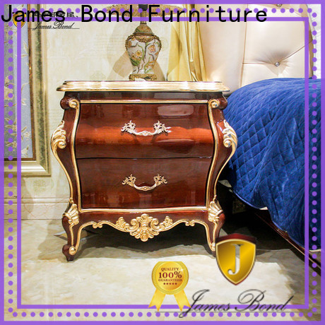 James Bond Top timber bedside tables company for apartment