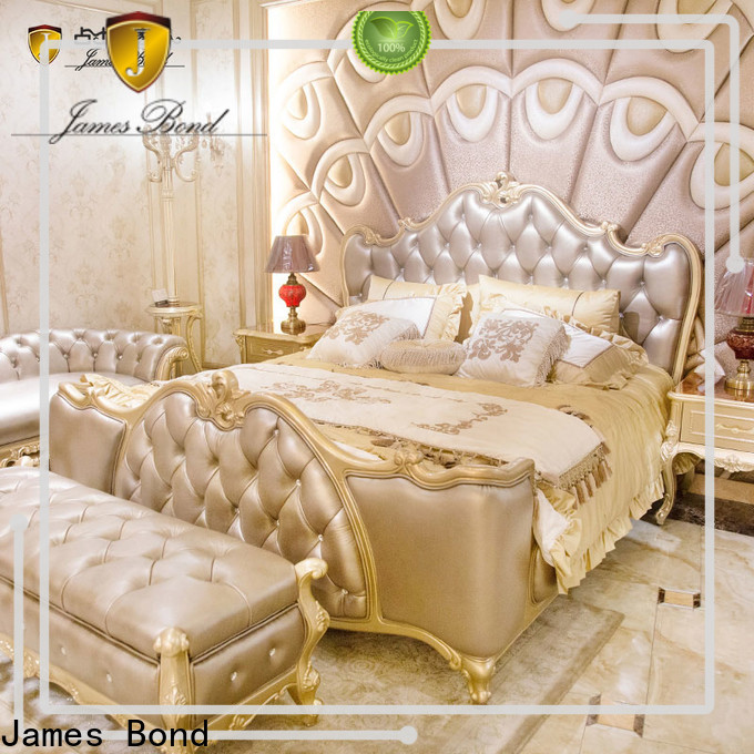 James Bond Latest royal style bed suppliers for villa