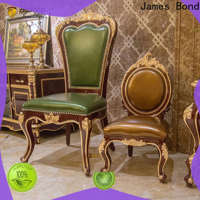 James Bond Latest luxury fabric dining chairs suppliers for hotel