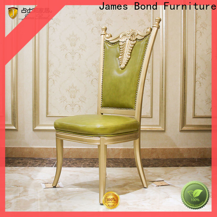 James Bond quality suede dining chairs supply for restaurant