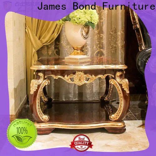 James Bond gold bent glass coffee table suppliers for guest room