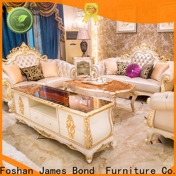 James Bond New classic brown leather sofa factory for home