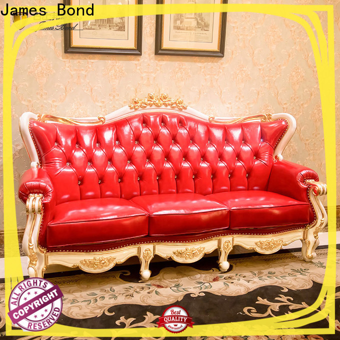 James Bond High-quality traditional leather sofas furniture company for hotel