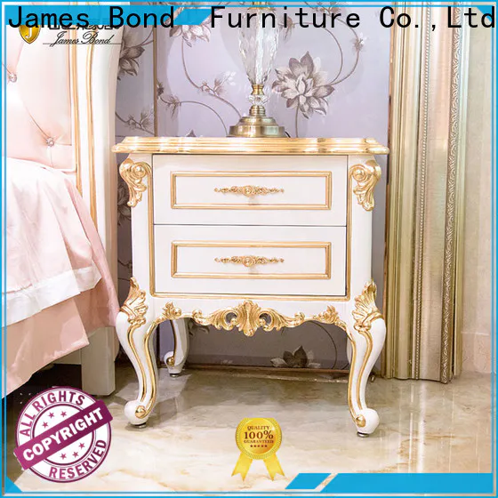 James Bond （white） fun bedside tables manufacturers for apartment